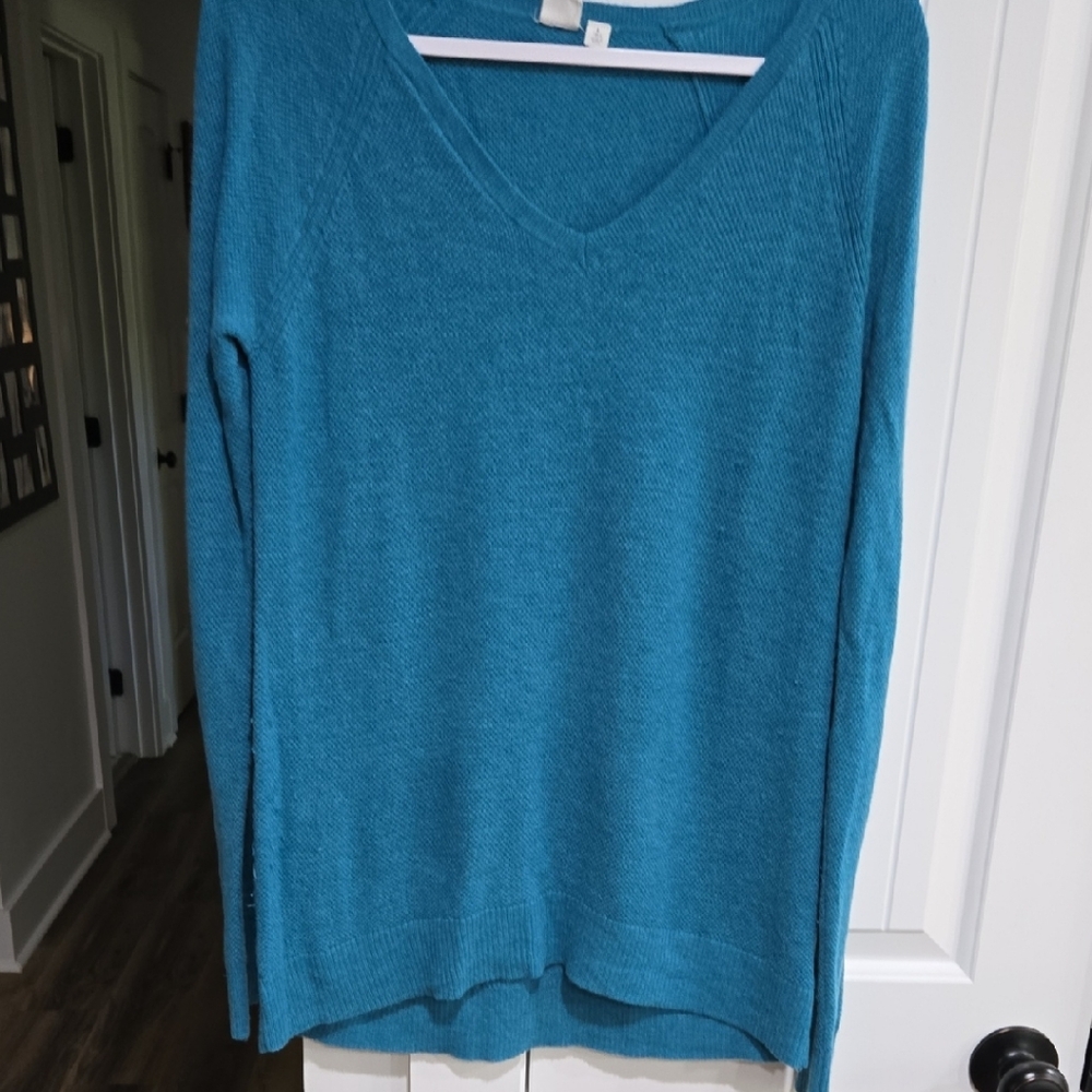 GAP Blue Knit Sweater Small Tall